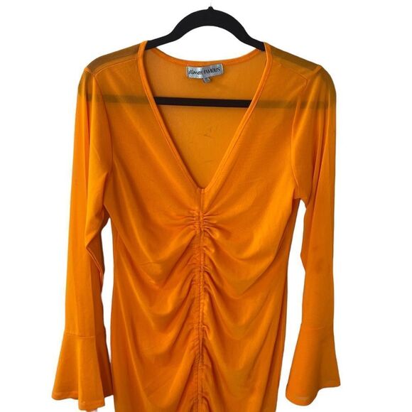 Almost Famous Mesh Sheer Swimsuit Coverup Dress Sz 2X - Picture 4 of 11